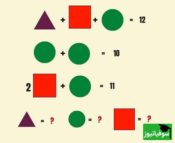 سوال تست هوش