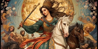 حماسه در دنیای مدرن/ تکنولوژی قهرمان زن شاهنامه را بیوتی‌بلاگر کرد!😂