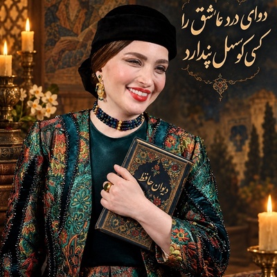 فال حافظ امروز بهنوش طباطبایی و یک غزل پرمعنا؛ وقتی حافظ گفت درد عشق به این آسانی درمان نمی‌شود!