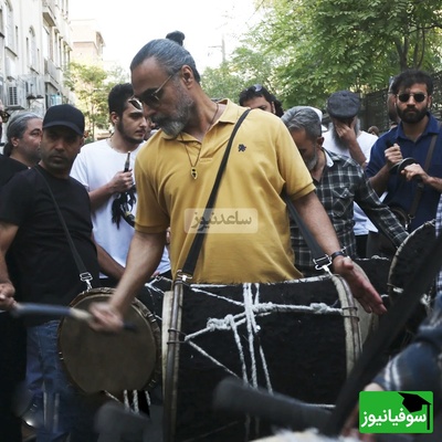 ناصر تقوایی با رسم و رسوم بوشهری ها به خانه ابدی رهسپار شد/ ناصر تقوایی با صدای سنج و دمام و اجرای بی نظیر محسن شریفیان
