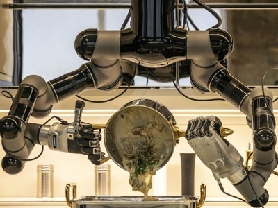 (ویدیو) آشپزخانه رباتیک، سیستمی بر پایه‌ی هوش مصنوعی که ساعتی 120 غذا تحویل میدهد/ مخصوص خانمای شاغل