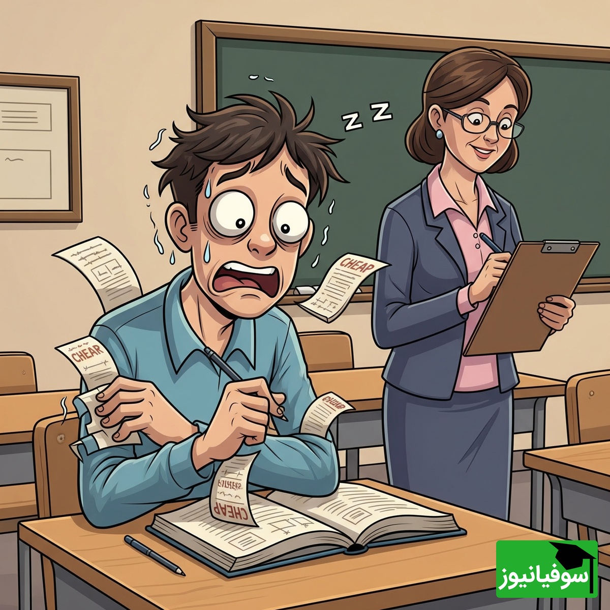 ویدیو| وقتی به جای درس خوندن، رو تواناییهای هنریت سرمایهگذاری میکنی، ولی شانس تصمیم میگیره یه درس بزرگتر بهت بده...