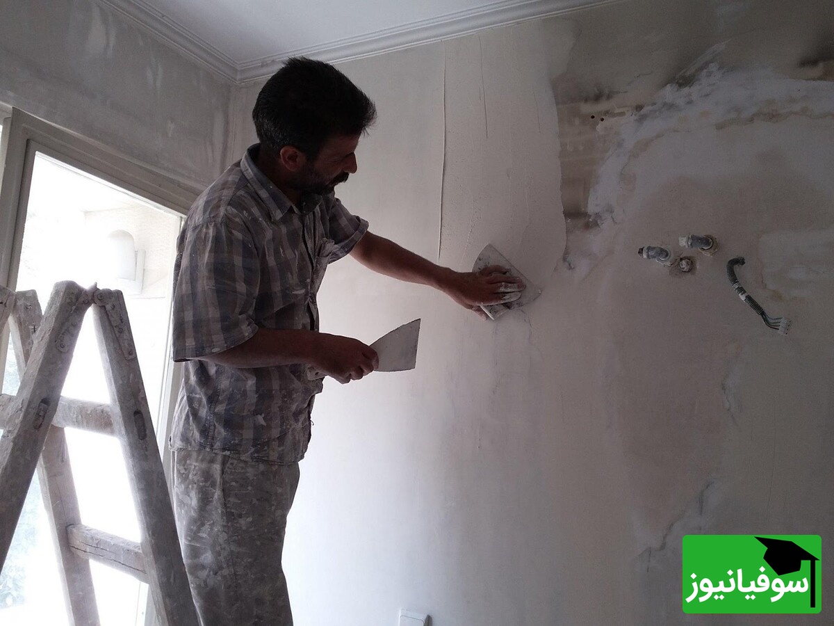 خلاقیت تحسین برانگیز گچ کار ماهر برای ساخت دیوار سه بعدی با نور مخفی حماسه آفرید/ هنر نزد ایرانیان است و بس