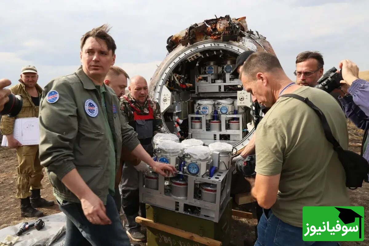 بازگشت «کشتی نوح» روسیه با 75 موش و هزاران مگس از فضا