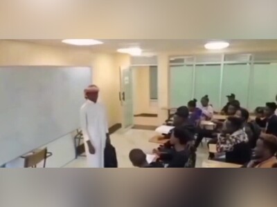 ویدیو/ شوخی عجیب و غیرقابل باور یک دانشجو/ تعطیلی کلاس به سبک تروریستی