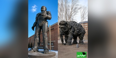 شاهکار خلاقانه معماران شیرازی در کنار عجیب‌ترین هنرهای خیابانی جهان؛ وقتی زباله‌ها جان می‌گیرند!😍 + تصاویر