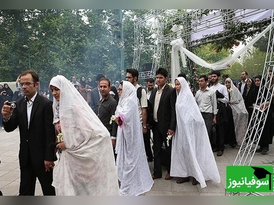 (تصاویر) ساخت اولین قلب عاشقانه در پشت صحنۀ ازدواج دانشجویی