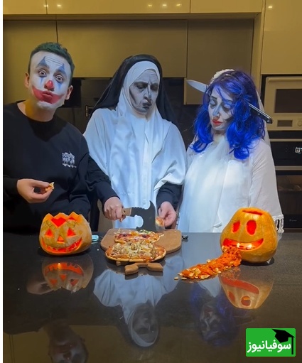 فاطمه گودرزی برای هالووین بیکار ننشست؛ ویدیوی خلاقانه خانم بازیگر و عروس و پسرش که به مذاق همه خوش آمد+فیلم