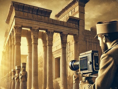 (تصاویر) سفری شگفت‌انگیز به «تخت جمشید» با لنز کلنل ایتالیایی؛ اولین عکس‌هایی که عظمت گمشده پرسپولیس را به رخ جهانیان کشاند