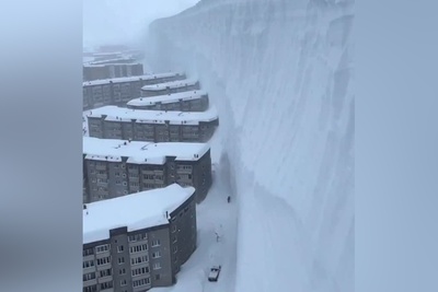 برف آخرالزمانی در روسیه؛ شهری که ناپدید شد + ویدئو