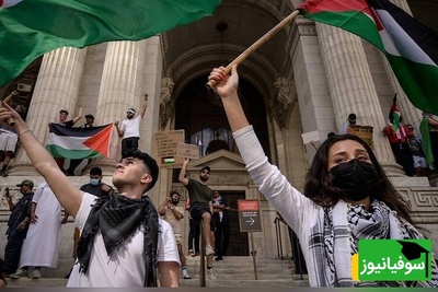 (ویدئو) یادی کنیم از خروج ناگهانی و خودجوش دانشجویان آمریکایی از مراسم جشن فارغ‌التحصیلی به نشانۀ اعتراض