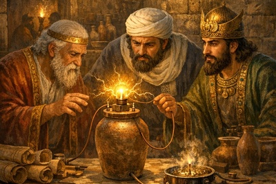 (ویدئو) شوک تاریخی: این کوزه ساخته اشکانیان برق تولید می‌کرد!