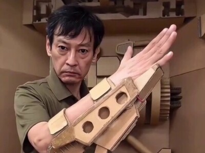 ویدیو| از دورریختنی‌ها تا خلق شاهکارهایی فراتر از تخیل؛ هنرمندی که با کارتن‌های بازیافتی وسایلی می‌سازد که دنیا را شگفت‌زده کرده است / فقط مجسمه‌ی عروسک🤯