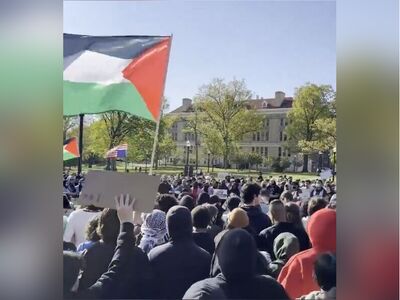 (ویدئو) سومین دانشگاه بزرگ آمریکا در حمایت از مردم فلسطین به تجمعات ضد جنگ پیوست