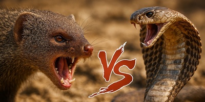 ویدئوی حیات وحش روز؛ این ماجرای راز بقا: نبرد نفسگیر سمور و مار کبری!