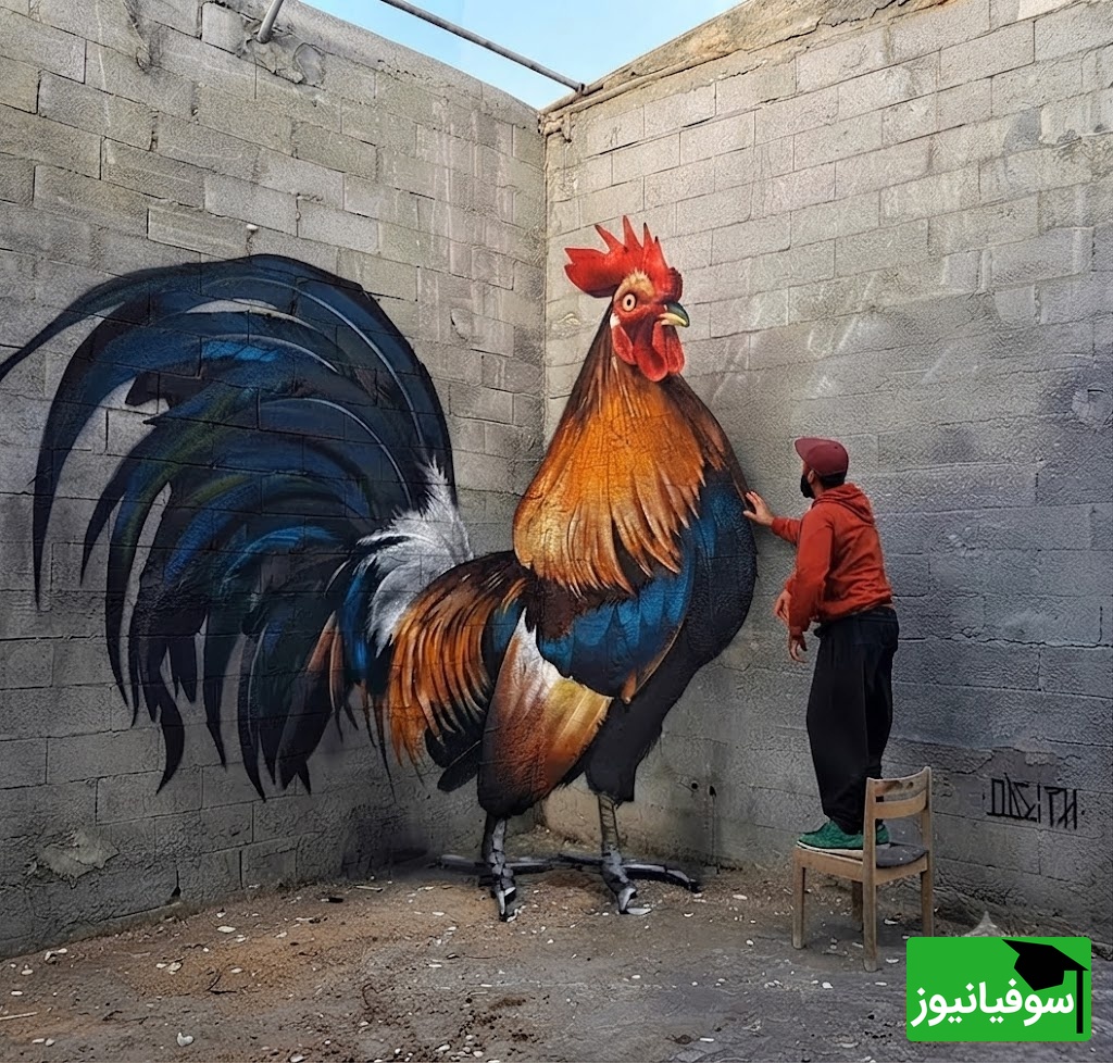 نقاشی خروس