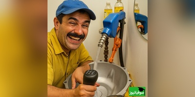 خلاقیت  تحسین برانگیز اوستا مکانیک ایرانی در ساخت روشویی با دنده 405 حماسه ای آفرید دیدنی/ هنر نزد ایرانیان است و بس