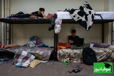 (ویدئو) دردسرهای بامزه زندگی دانشجویی؛ پیک غذا دیر رسید، اما این دانشجوها گرسنه نموندن!😂