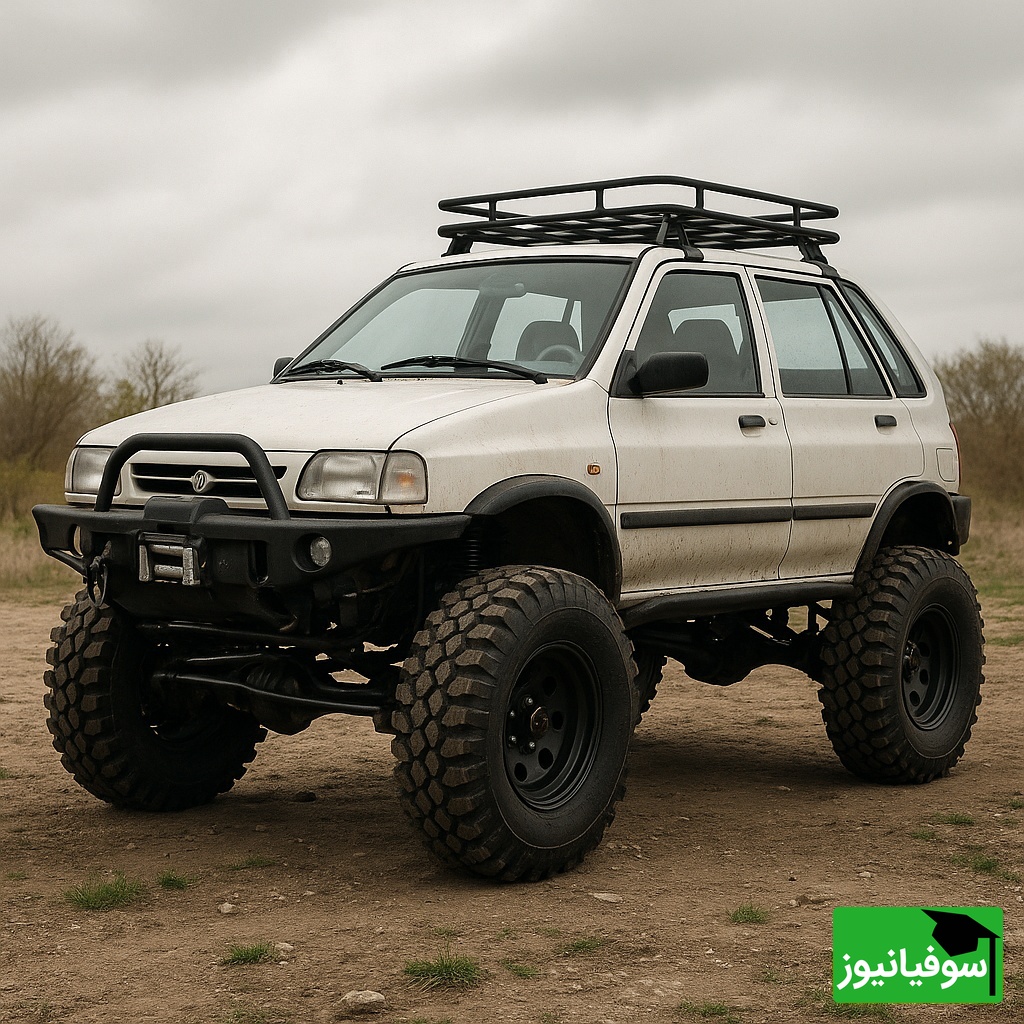 ابتکار تحسین برانگیز جوان ایرانی برای تبدیل پراید به ماشین آفرود فول امکانات، پرایدی که کوه رو فتح می‌کنه 🤣