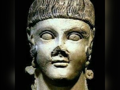 ویدیویی از سردیس بانوی ساسانی بازتابی از مدل آرایش موی زنان و مردان در دوران باستان