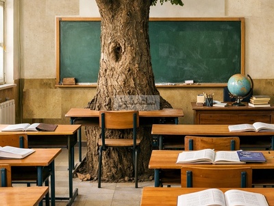 دانش آموزی که شبانه روز در مدرسه پی درس و مشق است/ خلاقیت مدیر مدرسه علوی در تبریز برای حفظ و نگهداری از درخت 50 ساله در کلاس درس رکورد گینس را ثبت کرد