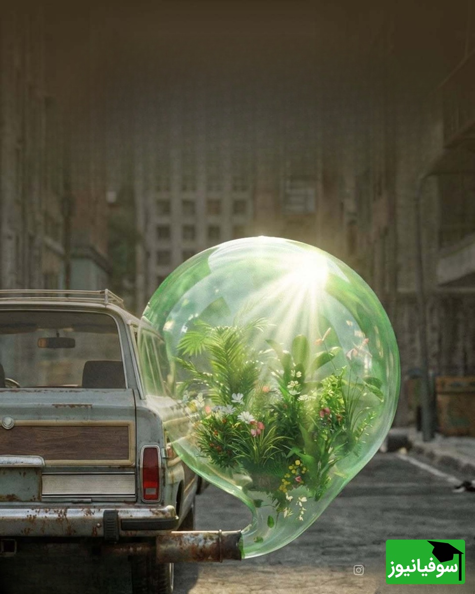 اقدام خلاقانه 2 دانش‌آموز/ تبدیل اگزوز به اکسیژن‌ساز با فیلتر جلبکی