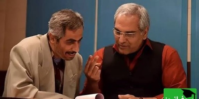 خنده‌دارترین سکانس جواد رضویان و مهران مدیری در سریال در حاشیه؛ چجوری این سکانس رو بازی کردند! از خنده منفجر می‌شید + فیلم