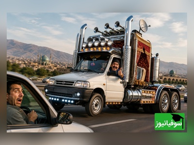 خلاقیت به سبک شیرازی؛ تبدیل پراید به کامیون کشنده با آپشن‌های سنگین / کابوس جدید رانندگان / هنر نزد ایرانیان است و بس🤣