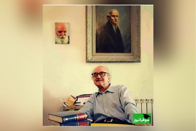 نگاهی به چیدمان ایرانی‌پسند منزل استاد شفیعی کدکنی در دیدار با وزیر علوم، از کتابخانه شیک گرفته تا ساعت دیواری قدیمی / پذیرایی مخصوص خالقِ شاعر آینه‌ها از وزیر علوم👌