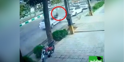 فیلم لحظه مرگ دلخراش یک زن در حال قدم زدن وسط خیابان