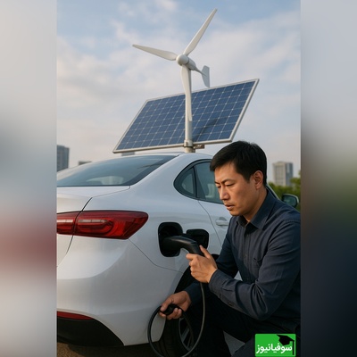 ابتکار خلاقانه راننده چینی که دنیا را تکان داد؛ شارژ همیشگی خودروهای برقی