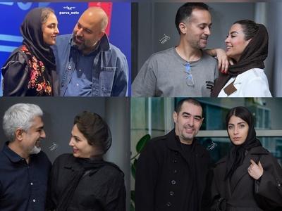 اکران روز: نگاهی به تیپ و استایل شیک زوج های خوش تیپ سینمای ایران:ساعد سهیلی و گلوریا هاردی، سپند امیرسلیمانی و مونا کرمی، مهدی پاکدل و رعنا آزادی ور، علی اوجی و نرگس محمدی