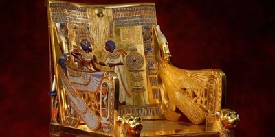 (ویدئو) تخت توت‌عنخ‌آمون: طلای خالص + رنگ‌هایی که بعد 3300 سال هنوز زنده‌ان! 😱 / چیزی که حتی با تکنولوژی 2026 نمی‌تونیم دقیق تکرار کنیم