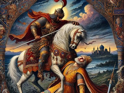 (ویدئو) اسارت دردناک و قتل بی‌رحمانه نوذر به دست افراسیاب؛ آغاز تاریک‌ترین دوران تاریخ ایران که به نبردهای افسانه‌ای زال، رستم و پهلوانان شاهنامه انجامید