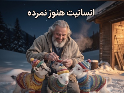 اقدام خنده دار چوپان برای حفظ بزغاله ها از سرمای با لباس بافتنی +ویدئو/ درود به این ذهن خلاق😂