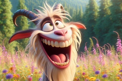 چشمانت را نیمه‌باز کن و دوباره نگاه کن؛ این عکس فقط گله بز نیست، تو چه کسی را می‌بینی؟