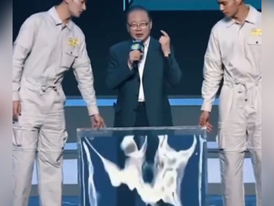 (ویدئو) رونمایی از شنل نامرئی در چین/ تحقق رویای هری‌پاتر در دانشگاه علوم جادویی هاگوارتز