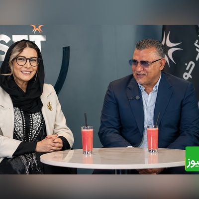 نمایشگاه خودرو یا رژه چهره‌ها؟؛ فریبا نادری و علی دایی آمدند و نگاه‌ها را از ماشین‌ها دزدیدند!