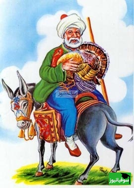 حکایت خنده دار ملانصرالدین/ ماجرای دفن کردن امیر علمدار لشگر با علمش/ وقتی ملا برا همه چی یه جوابی داره+ فیلم