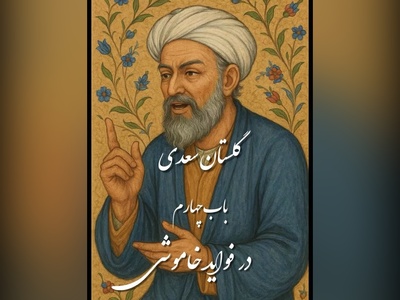 (ویدیو) حکایت فواید خاموشی در باب چهارم گلستان سعدی/ درسی عمیق برای زندگی امروز