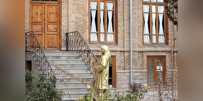 تجلی معماری ایرانی در حیاط زیبای شاعری تبریزی/ تصاویری از خانۀ پروین اعتصامی در محلۀ ششگلان