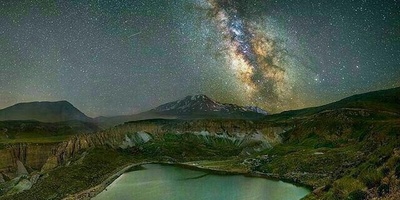 (ویدئو) تصاویر رویایی از کهکشان راه شیری در آسمان پاک قله سبلان؛ تجربه‌ای نفس‌گیر از بارش شهابی برساوشی