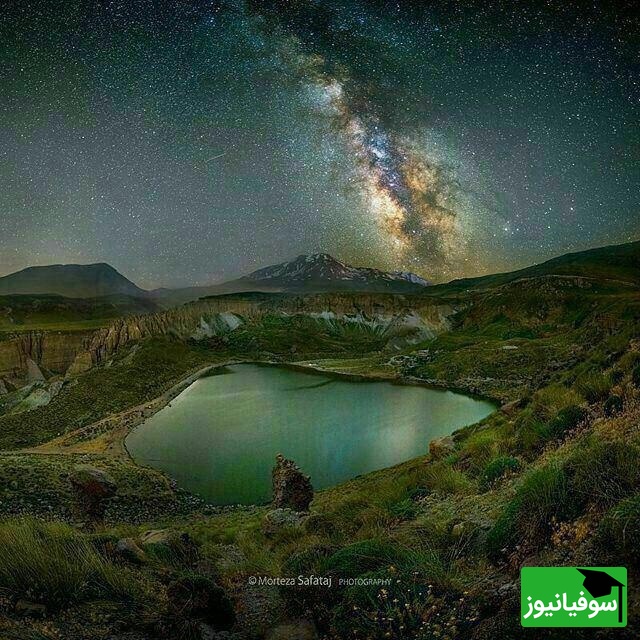(ویدئو) تصاویر رویایی از کهکشان راه شیری در آسمان پاک قله سبلان؛ تجربهای نفسگیر از بارش شهابی برساوشی