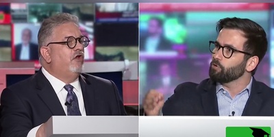 (ویدئو) پاسخ تند استاد ایرانی به نویسنده آمریکایی در الجزیره؛ «سیاست آمریکا یعنی کشتار»