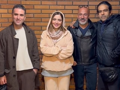 حضور پرانرژی هنرمندان و بازیگران ایرانی در پشت صحنه نمایش«الیور توئیست»/ امیر آقایی، بهنوش طباطبایی، هوتن شکیبا، مصطفی کیایی، کاظم سیاحی و...