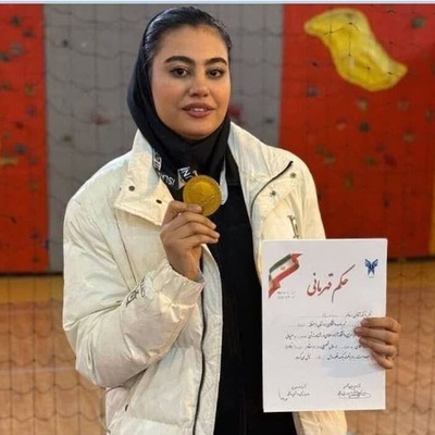 افتخارآفرینی دانشجوی قزوینی در رقابت‌های دانشگاه آزاد؛ زهرا الله‌وردی طلایی شد