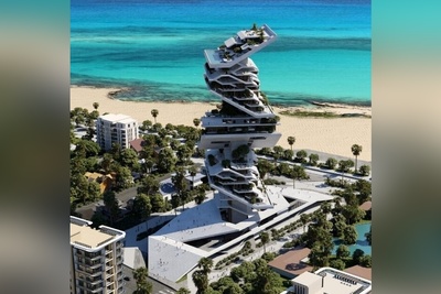 (عکس) تماشای معماری منحصربه‌فرد برج محله در بابلسر؛ اثر برگزیده جشنواره جهانی معماری سنگاپور