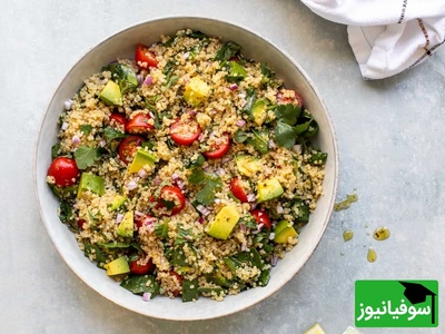 (ویدیو) این سالاد کینوا غذای خوشمزه برای عضله‌سازی و سلامت روزانه هست/ منبع پروتئین کامل و سالم برای وعده‌ها