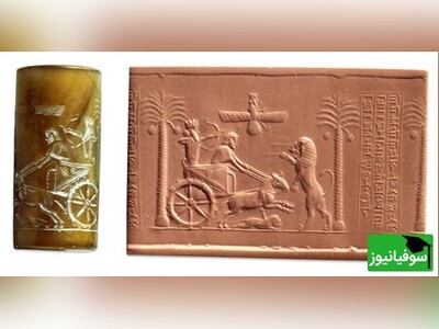 ویدیو/ لحظۀ شکار شیر به دست پادشاه هخامنشی، حک شده بر روی مُهر عقیق 500 سالۀ داریوش بزرگ، مکشوفه در مقبره‌ای مصری