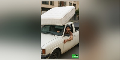 خلاقیت خنده‌دار راننده وانت تهرانی در حمل ویژه بار حماسه ای آفرید جهانی / بفرما تکنولوژی وطنی😂